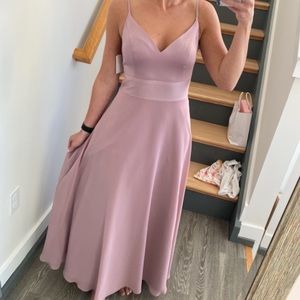 David’s Bridal quartz dress